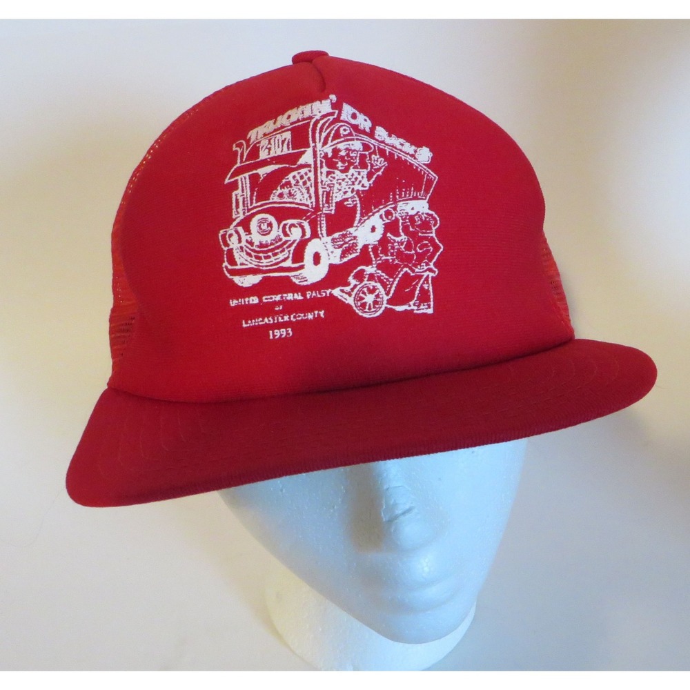 Trucker Mesh Back Snapback‎ Cap Hat Truckin' For Bucks 1993 New Era Dupont USA